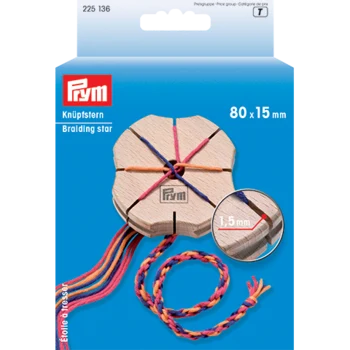 Prym Knyttestjerne, træ, lille (80 mm)